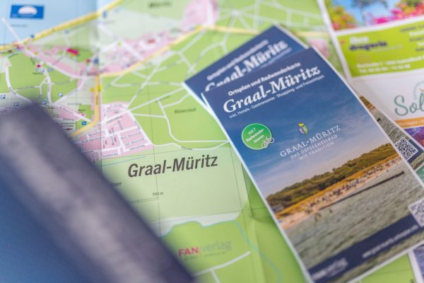 Graal-Müritz Radwanderkarte und Ortsplan