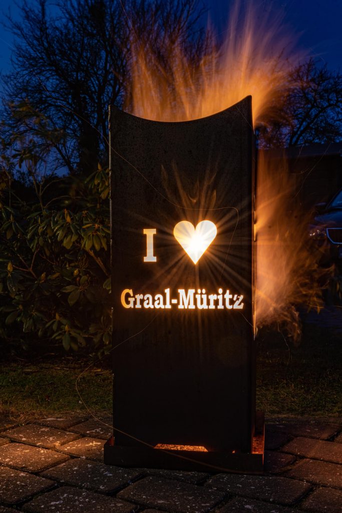Feuerkorb I Love Graal-Müritz