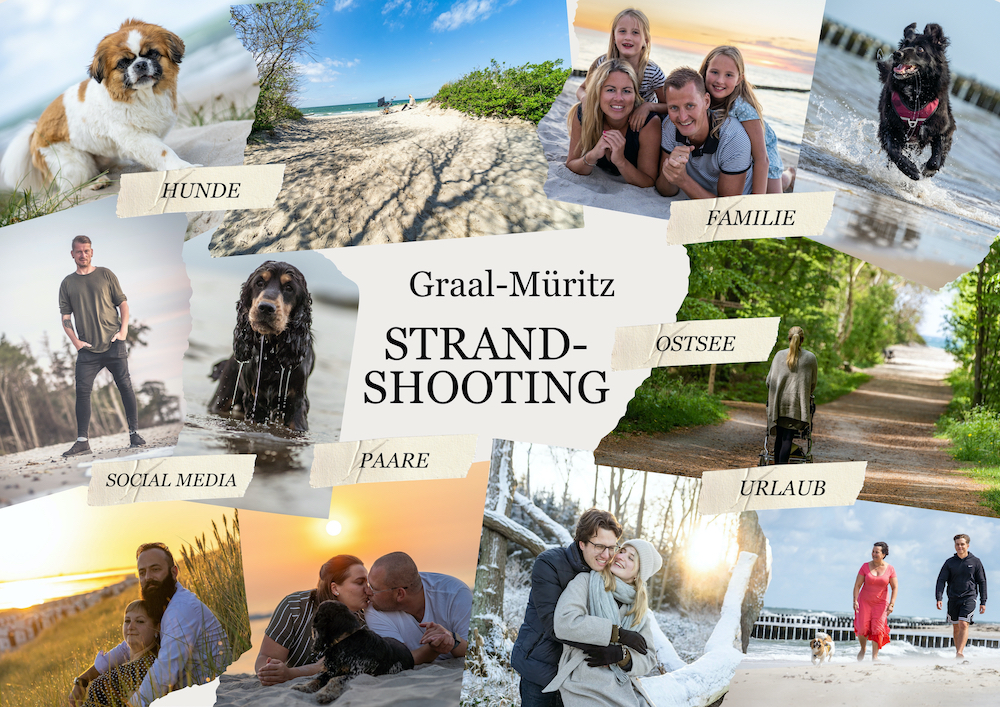 Strand Fotoshooting Graal-Müritz